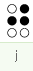 j :  dots 2 4 5