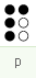 p : dots 1 2 3 4