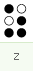 z : dots 1 3 5 6