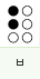 ㅂ: dots 1 2