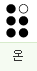 온: dots 1 2 3 5 6