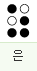 은: dots 1 3 5 6